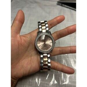 Silver and Rose Gold Ashley Women's Watch